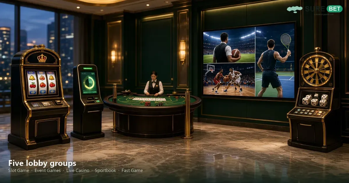 A sports lounge screen.
